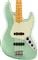 Fender American Pro II Jazz Bass Maple Neck Mystic Surf Green w/Case Front View